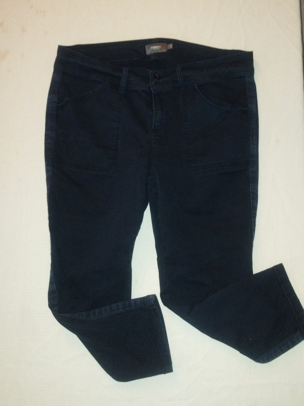Torrid Size 18 Black Utility Jeans